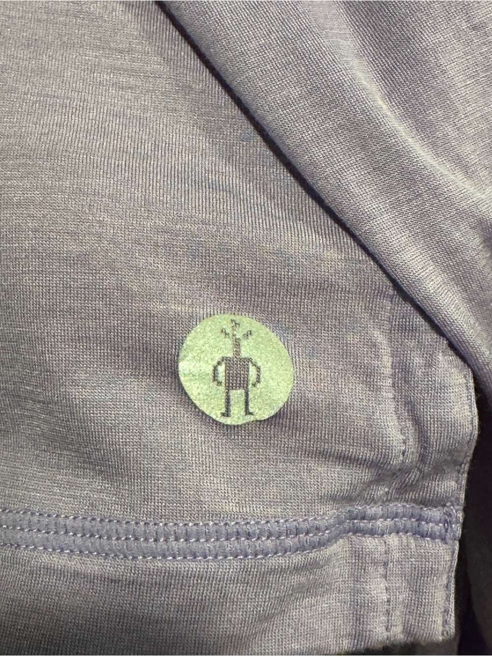 Smartwool Active Long Sleeve Crew Top Womens L Lavender Purple Merino Blend - Picture 5 of 7